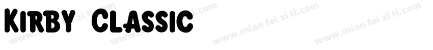 Kirby Classic字体转换